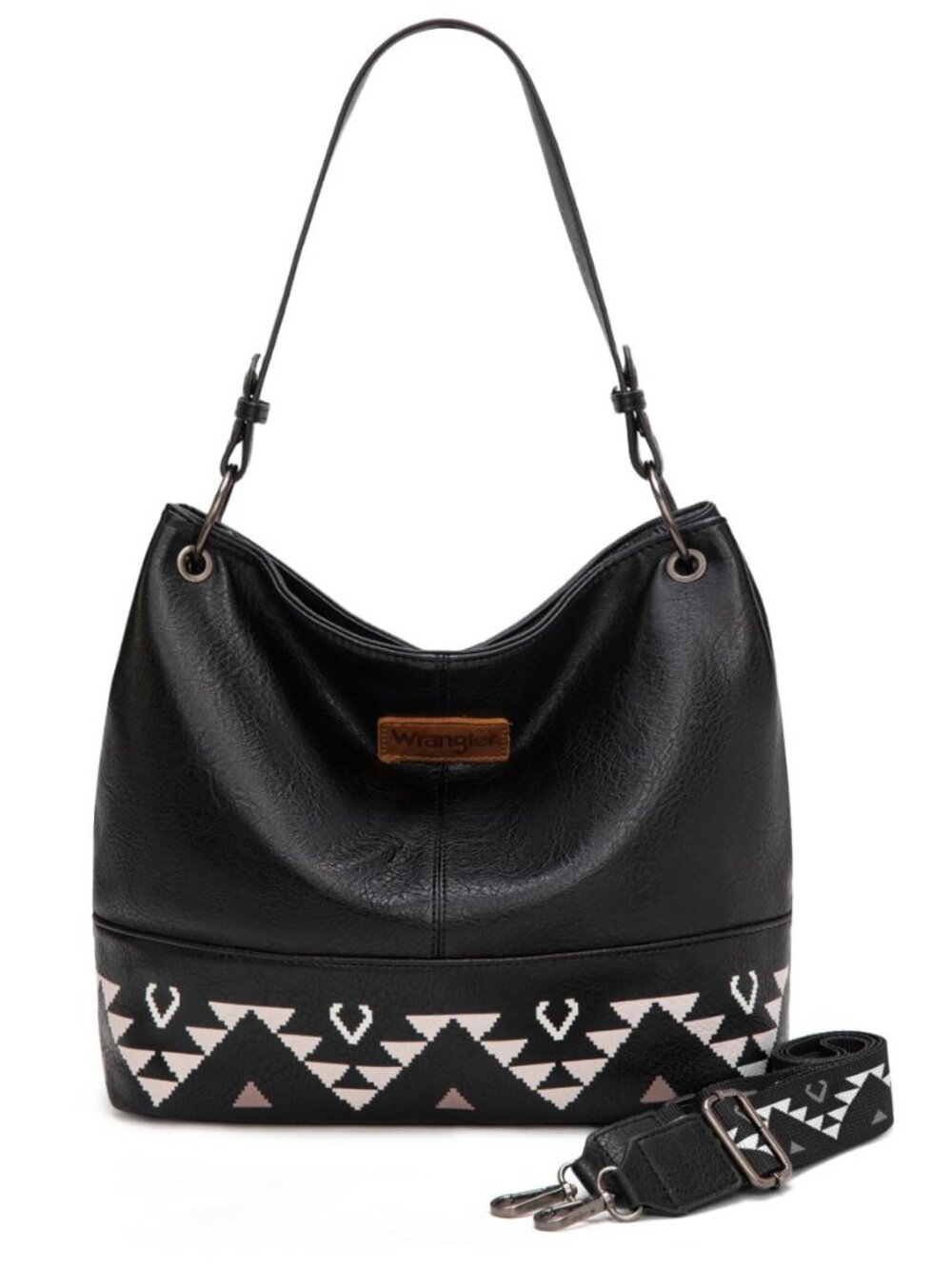 Wrangler Hobo Bags for Women Vegan Leather Top Handle Shoulder Purses and